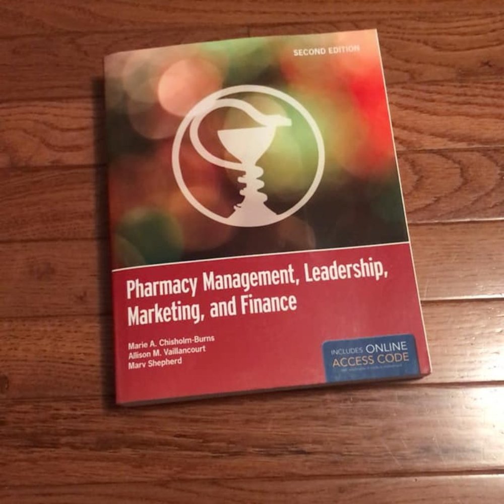 Pharmacy Management, Leadership, Marketing...book